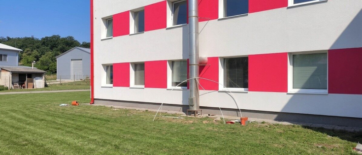 Ipari homlokzati hőszigetelés