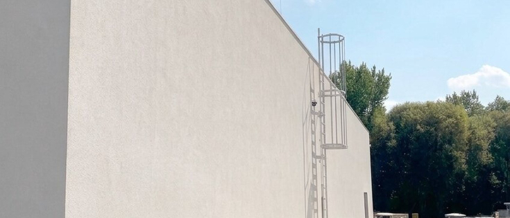 Industrial facade thermal insulation