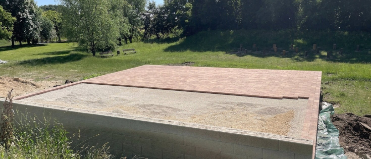 Construction of a stage
